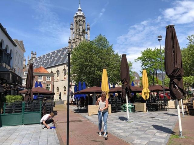 Ruime studio 'In de drie koningen' in hartje Middelburg Buitenkant foto